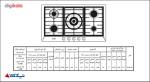 اجاق گاز صفحه ای نیک کالا مدل SGH 101